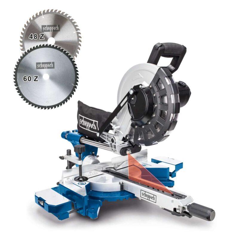 Potezno preklopna testera 254mm sa 2 lista HM254 Scheppach